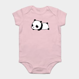 Scribble Panda Baby Bodysuit